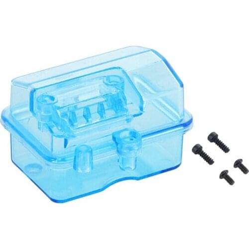 Blue Plastic Waterproof Receiver Receiving Box for Slash Huanqi 727 HQ727 REMO RC Car Upgrade Parts