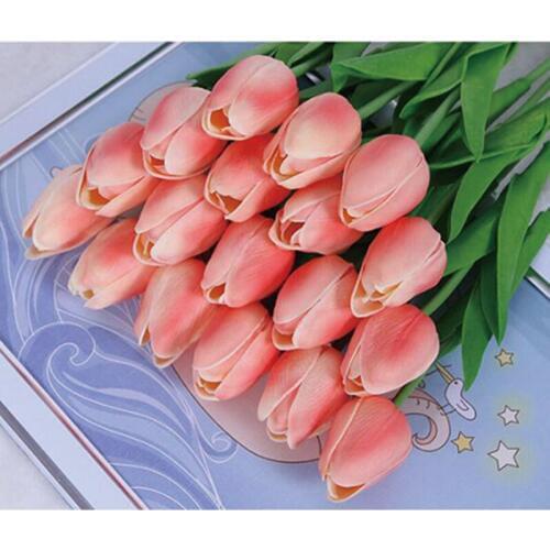 Wedding Decoration Tulips Artificial Flowers PU artificial bouquet Real touch flowers For Home Wedding decorative flower wreaths