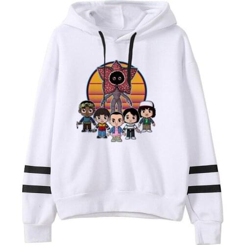 2021 Stranger Thing Hoodie Unisex Pullover Graphic Print Hoodies Sweatshirt Autumn Winter parallel bars Casual Pullover Clothes