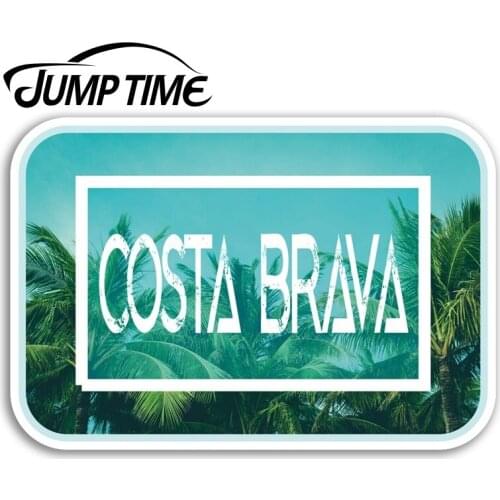 Jump Time Costa Brava Spain Vinyl Stickers Cool Travel Sticker Luggage Decal Decor Window Bumper Waterproof