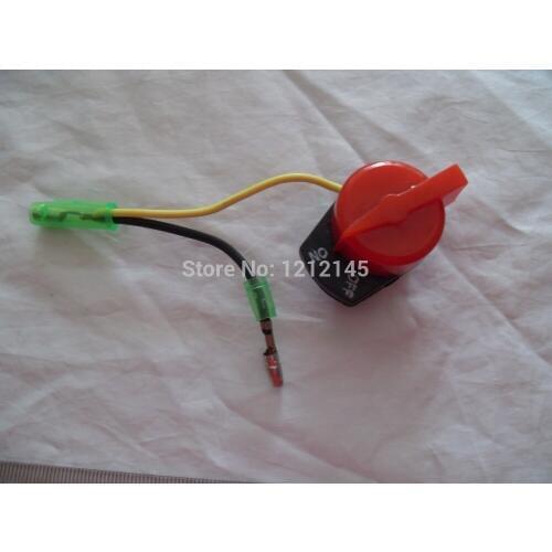 Two Wires Stop Switch,152F154F 168F 170F 188F 190F Double Wires Flameout Switch,2KW 5KW Generator Parts