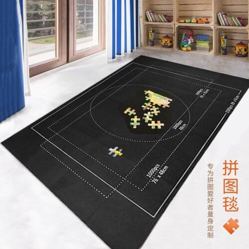 Puzzle Accessories Toy Portable Travel Storage Bag Puzzle Storage Roll Up Mat Jigsaw Roll Felt Mat Play Mat for up 2000 Pieces