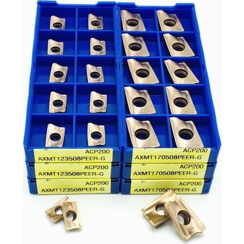 AXMT123508 AXMT170508PEER-G ACP200 Carbide turning tool original high quality CNC milling insert AXMT 123508 AXMT 170508
