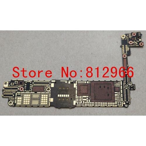 DHL free ship 100pcs/lot, For iPhone 7 7G 4.7inch New Bare empty Motherboard Mainboard Board Replacement Part for test
