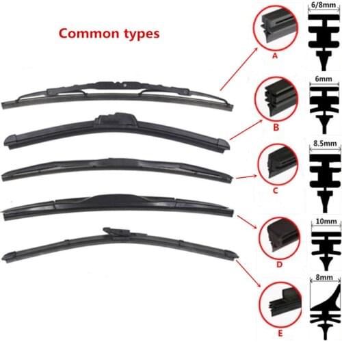 Free shipping car Windscreen Wipers Rubber strip Wiper Blade for HYUNDAI Tucson elantra verna accent santa fe i30 accessories