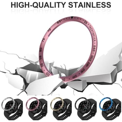 Stainless Steel Bezel Ring Case For Samsung Galaxy Watch 46mm/42mm Bezel Styling Frame Case Cover For Galaxy Watch 4 Classic