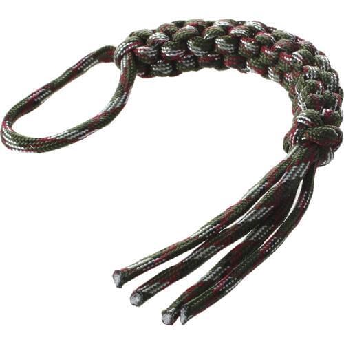 Woodland Digital Camo Paracord Square Weave Knife Lanyard