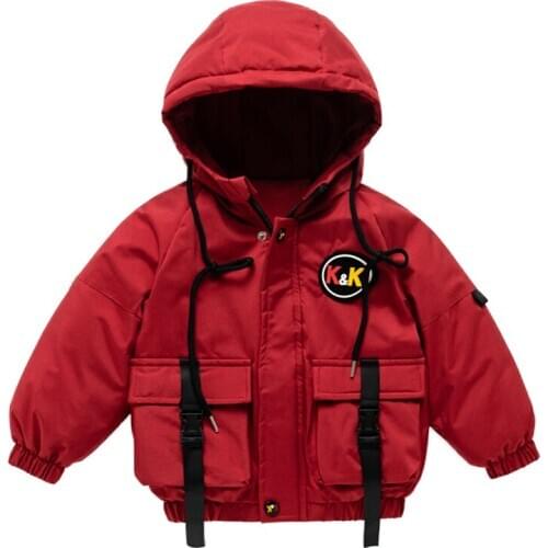 Kids coat 2020 Autumn Winter Boys Jacket for Boys Children Clothing Hooded Outerwear Baby Boy Clothes children thick down jacket