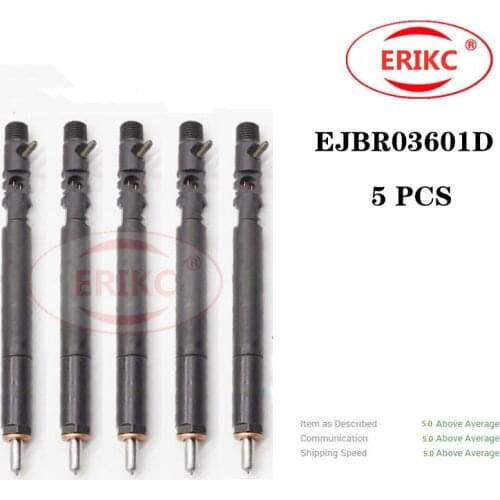 ERIKC 5 PCS EJBR03601D Spare Parts Common Rail Injection EJBR 036 01D FOR Euro 3 Delphi Injector