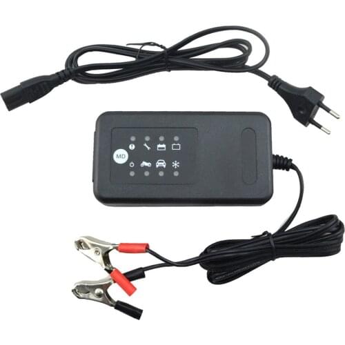 GudyExtender 12V motorcycle car battery charger maintainer with desulfate function for lead acid battery