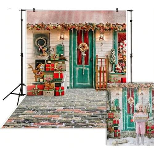 HUAYI Photography Backdrops Christmas Day Celebration Party Decor Photo Background Christmas Holiday Family Backdrop XT-7050