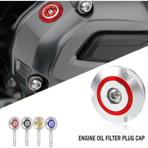 For BMW HP2-Enduro R1200GS ADVENTURE LC R1200R R1200RT R1200S R1200ST R1250GS Moto Engine Oil Filter Plug Cap Oil Filter Cover
