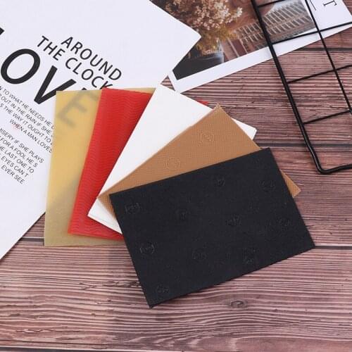 Doll Shoes Sole Material 2mm Thick DIY Making Dolls Shoes Accessories Handmade Cowhide Sole Kids Toys Birthday Gifts 12.5*9.5cm