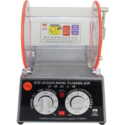 220v 5Kg Jewelry Polisher Tumbler Mini Polisher Tumbler Rotary Tumbler Surface Polisher Jewelry Polishing Finishing Machine