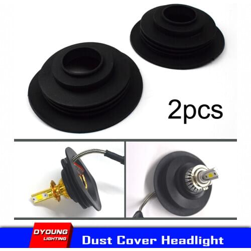 Dust Cover Led For BMW X3 F30 E36 E39 E46 E83 E87 E90 E91 E92 Headlight Car Rubber Caps Dust Seal Headlight Waterproof 2Pcs
