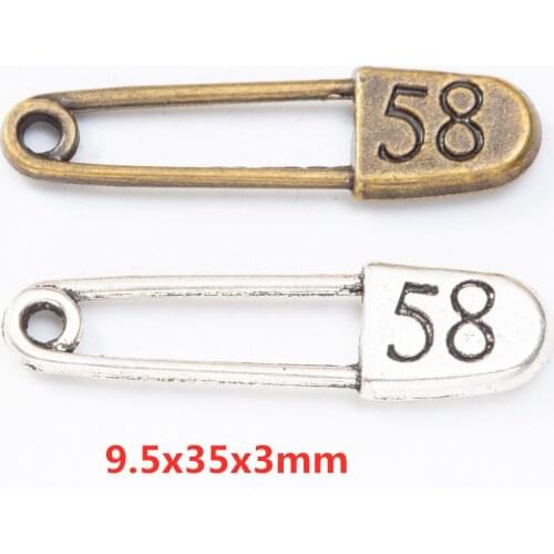 18 pieces of vintage metal zinc alloy small jewelry fashion exquisite pendant pendant making 8343
