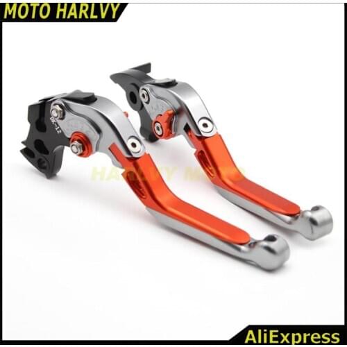 Foldable Extendable Motorcycle CNC Brake Clutch Levers For KTM Duke 390 RC390 200 Duke RC200 RC125 125 Duke With Package & Logo