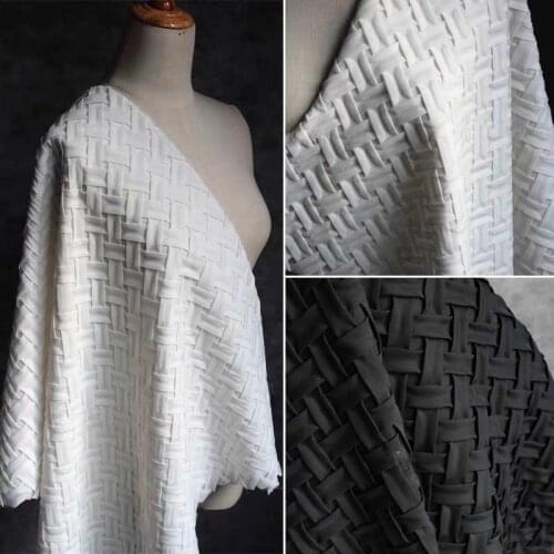 New Pleated Fabric Woven Chiffon Three-dimensional Folds DIY Apparel Clothes Patches Skirt Shirt Dress Designer Fabric 80*62cm