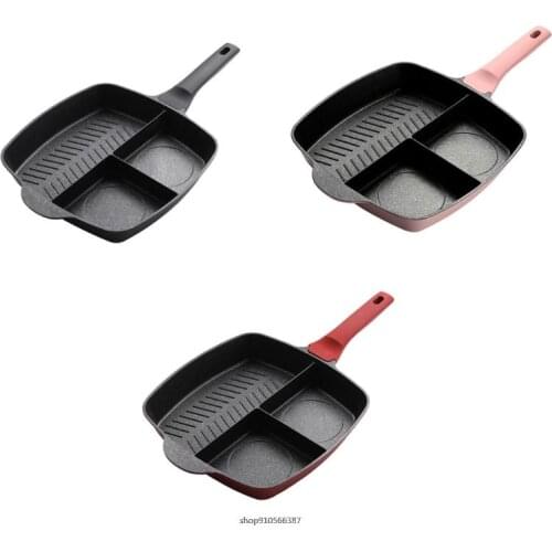 Aluminum Material Frying Pan Non-stick Pot Cookware 3Colors to Choose Fried Steak Pots Saucepans Honeycomb Kitchenware wholesale