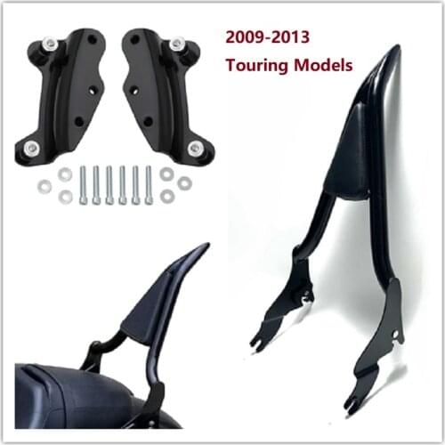 Rear passenger backrest back rest sissy bar for harley davidson touring road king street glide ultra CVO Electra Glide 09-21