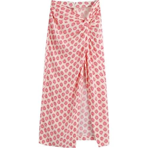 JC·KILIG 2021 Printed Mid Length Skirt B1663