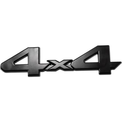 ABS Rear Sticker On Black 4x4 Emblem Trunk Badge Sticker for Toyota Tundra Tacoma