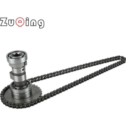 Motorcycle timing Sprocket Chain Camshaft kit For lifan 125cc LF 125 Horizontal Engines Dirt Pit Bike Monkey Atv Quad Go Kart
