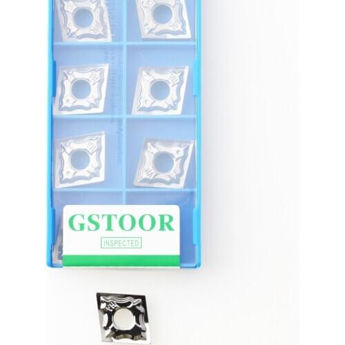 10PCS CNMG120404 CNMG120402 CNMG120408 HA GH02 Turning Tool Aluminum Cutter Insert Cutting Tool CNC Tools AL +TIN Alloy wood