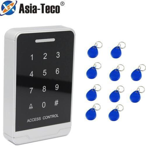 10000 User 125Khz RFID Access Control Keypad Digital Touch Panel Reader Backlight Touch Screen Standalone Access Controler