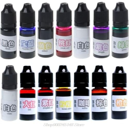 15 Colors 10ML Epoxy Resin Pigment Liquid Colorant Dye Ink Diffusion Resin Jewelry Making Jy14 20 Dropship
