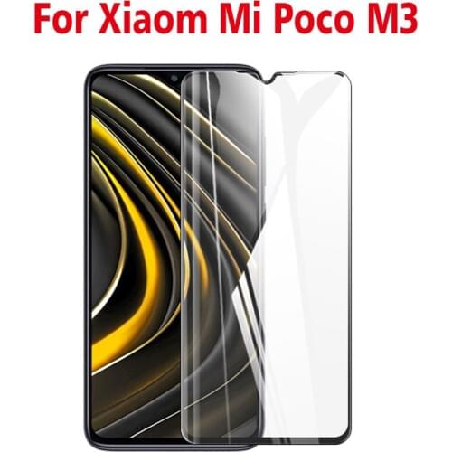 3D Full Glue Tempered Glass For Xiaom Mi Poco M3 Full Cover 9H film Screen Protector For Xiaom Mi Poco M3