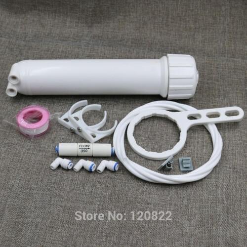 Free Shipping Reverse Osmosis Membrane Housing 50/75/100 GPD Replacement 1/8" In/Out RO/Aquarium Quick-Connect Fittings