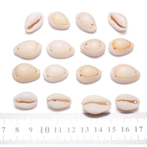 1KG Natural White Shell Beads Charms Cowry Shell for Diy Trendy Women Bracelet Necklace Jewelry Making Accessories