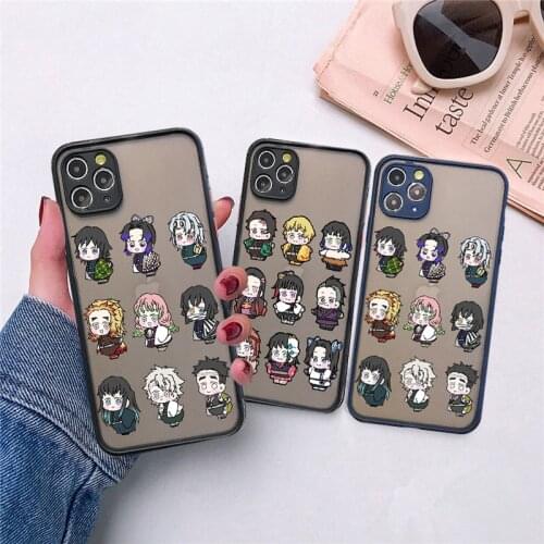 Kimetsu no Yaiba Kimetsu no Yaiba Case for iPhone 11 Pro X XR XS Max 7 8 Plus 9 SE2020 Protection Shockproof Bumper Back Cover