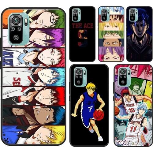 Kuroko No Basket Anime For Xiaomi Redmi Note 9 7 8 10 Pro Note 9S 8T Cover For Redmi 9C 9 9T 6A 7A 8A 9A Case