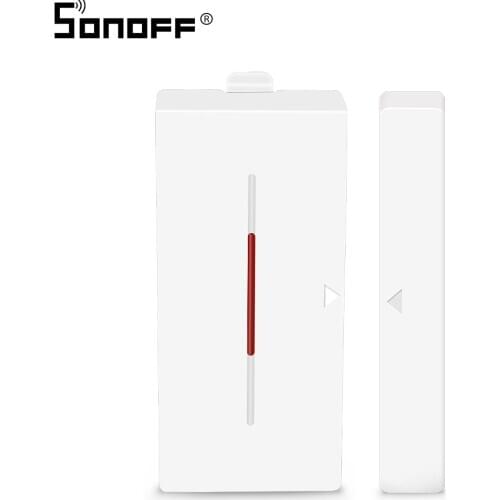 SONOFF DW1 433Mhz Door Window Alarm Sensor Magnetic Wireless Detector Support RF Bridge Control Smart Home Security System