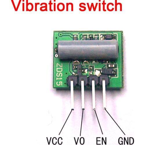 Dykb Adjustable delay vibrating switch vibration sensor module alarm DC 3V-18V 5v 12v