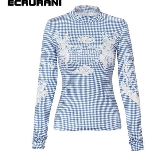 Женские футболки с принтом ECRURANI China At AliExpress