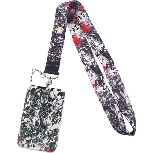 ER614 Cartoon Boy Adventure Tour Lanyard Card Holder Student Hanging Neck Phone Lanyard Badge Subway Access Card Holder