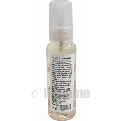 Rose Petal Essence Water Softening Toner Moisturizing Replenishing Water Refining Pores Controlling Oil 100ml