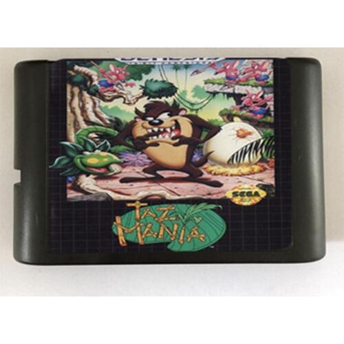 Taz Mania Game Cartridge Newest 16 bit Game Card For Sega Mega Drive / Genesis System