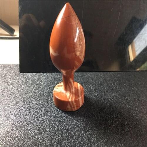 Red melt stone anal plug vagina anal plug female genital vagina kegel women massage crystal massage bathtub
