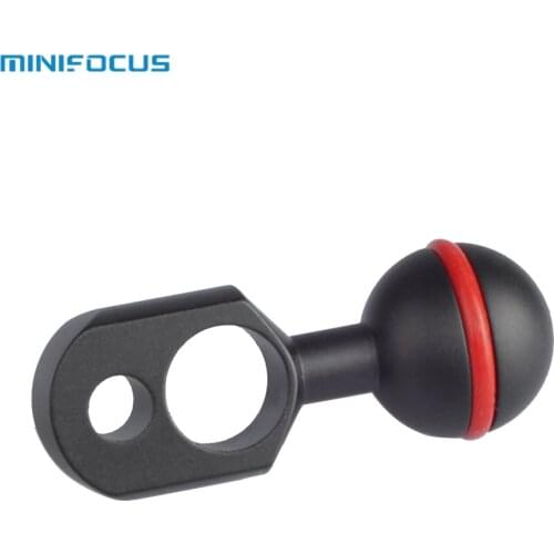 MINIFOCUS 2.65in Aluminum YS Head Adapter Arm 1in Ball for Underwater Light System