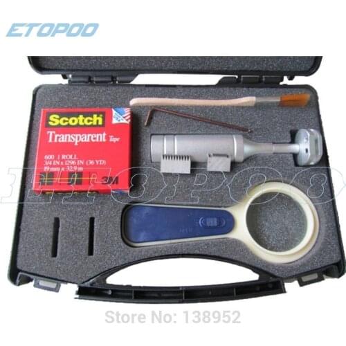 QFH Cross cutter Adhesion Tester Cross-Cut Tester Kit including 1mm/2mm blades