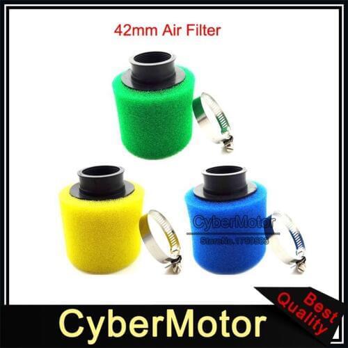 42mm Air Filter Clearner For 125cc 140cc Engine Carb ATV Quad Pit Dirt Trail Bike Go Kart Scooter Moped Motorcycle Motocross