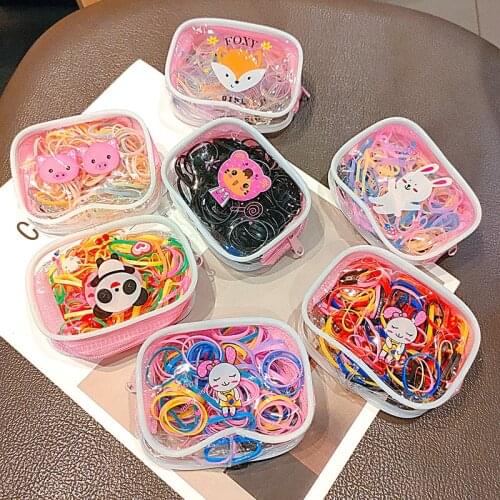 Wholesale 140pcs Girls Rubber band hair tie hairbands Children gum Hairs accessories