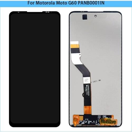 Original G60 LCD Panel 6.8 inch For Motorola Moto G60 PANB0001IN PANB0013IN LCD Display Touch Screen Digitizer Assembly Replace