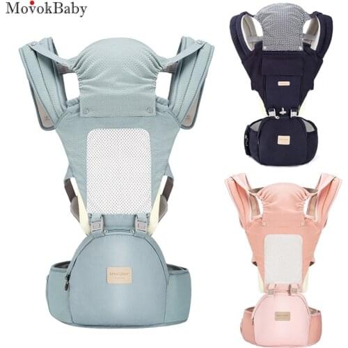 Baby Carrier Ergonomic Backpack Hip Seat Baby Carrier Sling with Fixing Strap Head Hood for Newborn to Toddler baby accessories