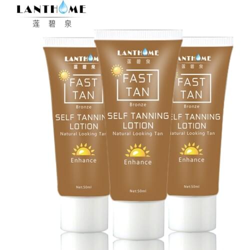 Dropshipping Self Tan Mitt for Bronzer Face Body Solarium Cream for Day tanning Sun block makeup foundation tanner lotion