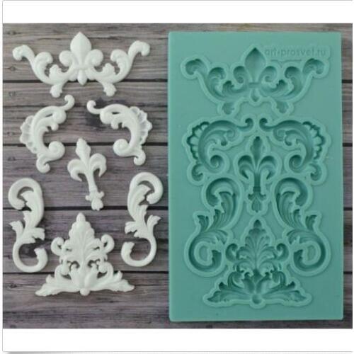 PRZY silicone totem monograms wedding christmas fondant cake decoration mold diy chocolate mold